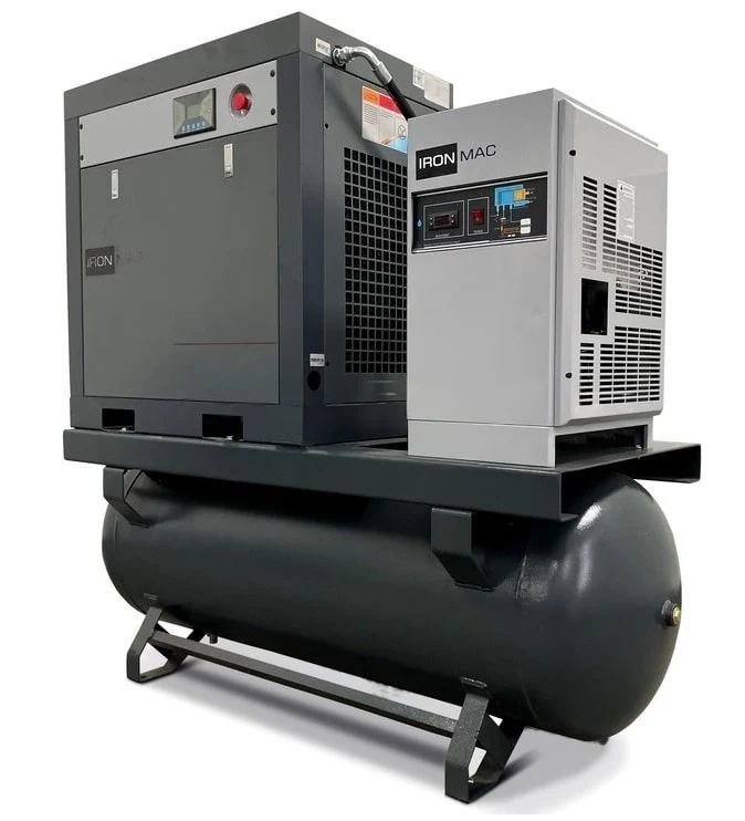 Винтовой компрессор IRONMAC IC 15/10 B DF 500L